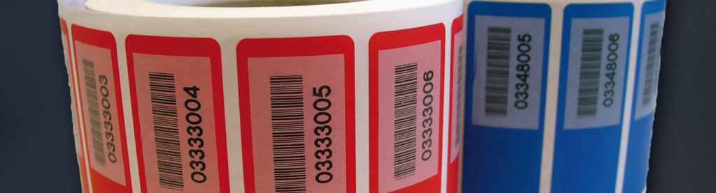 Individuelle Klebesiegel mit Barcode