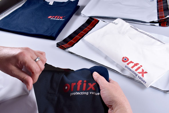 orfix-Versandtaschen - Textilien sicher verpackt