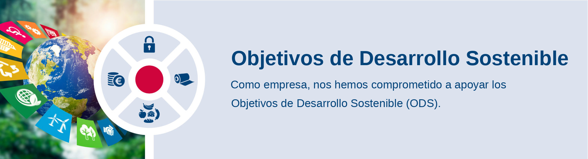 Objetivos de Desarrollo Sostenible. Como empresa, nos hemos comprometido a apoyar los Objetivos de Desarrollo Sostenible (ODS).