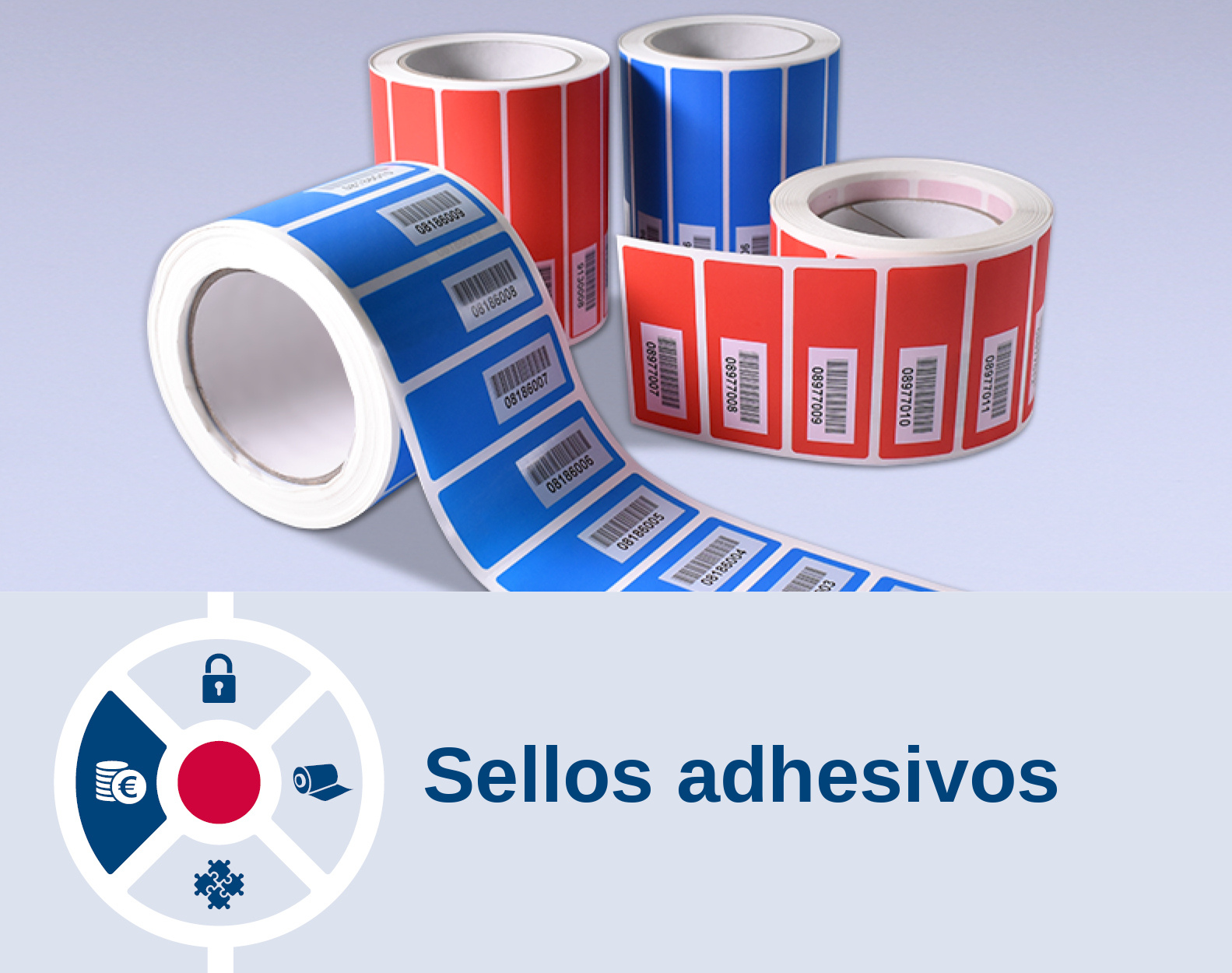 Sellos adhesivos