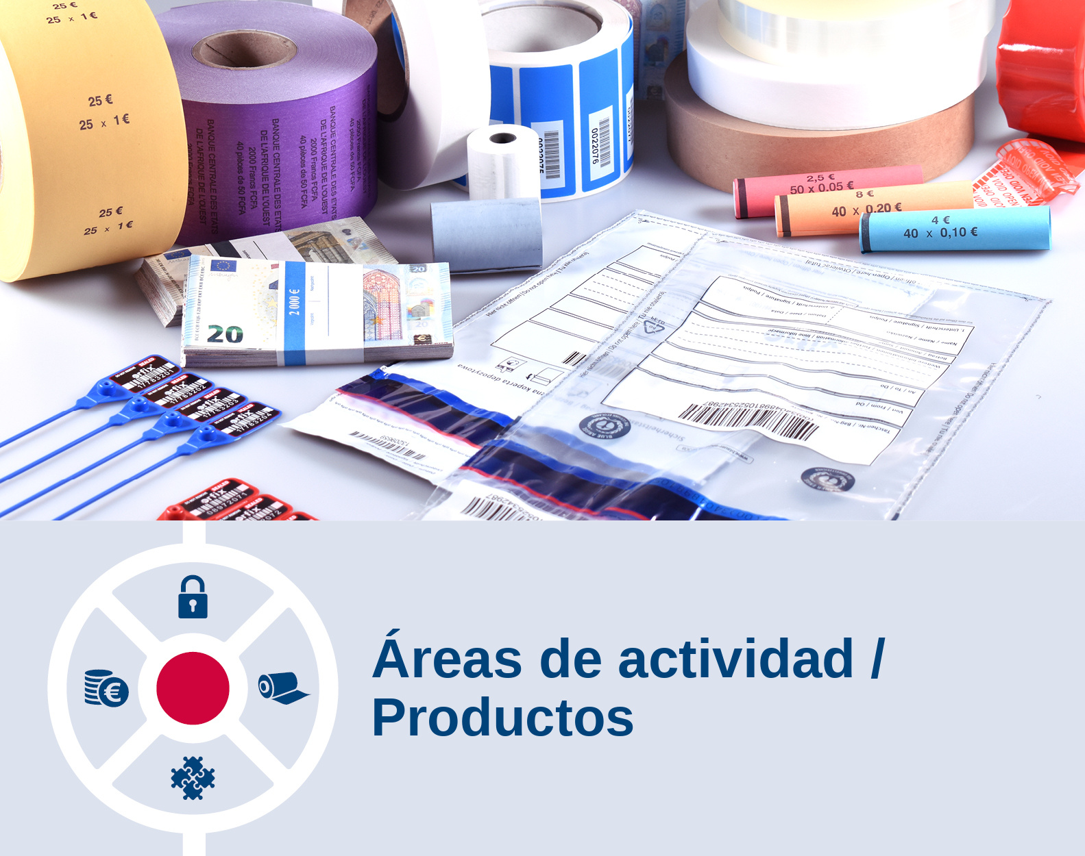 Áreas de actividad / Productos