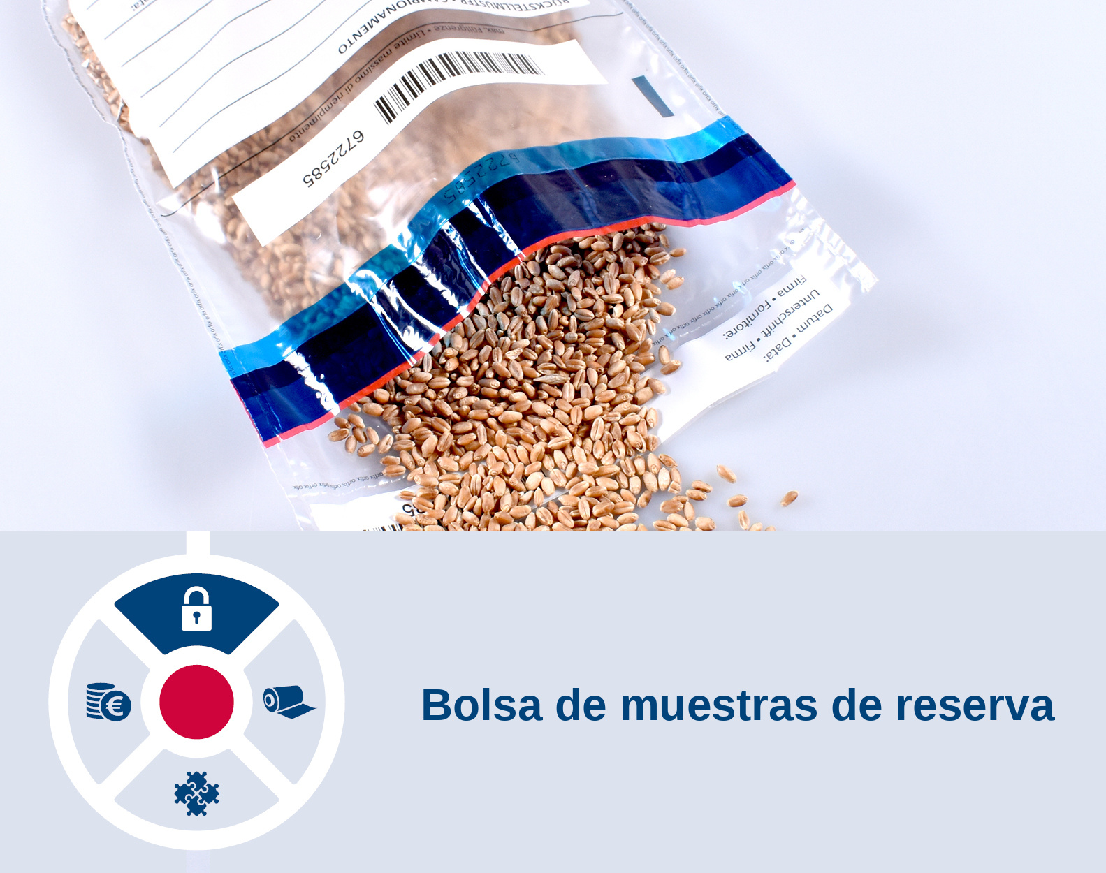 Bolsa de muestra de reserva