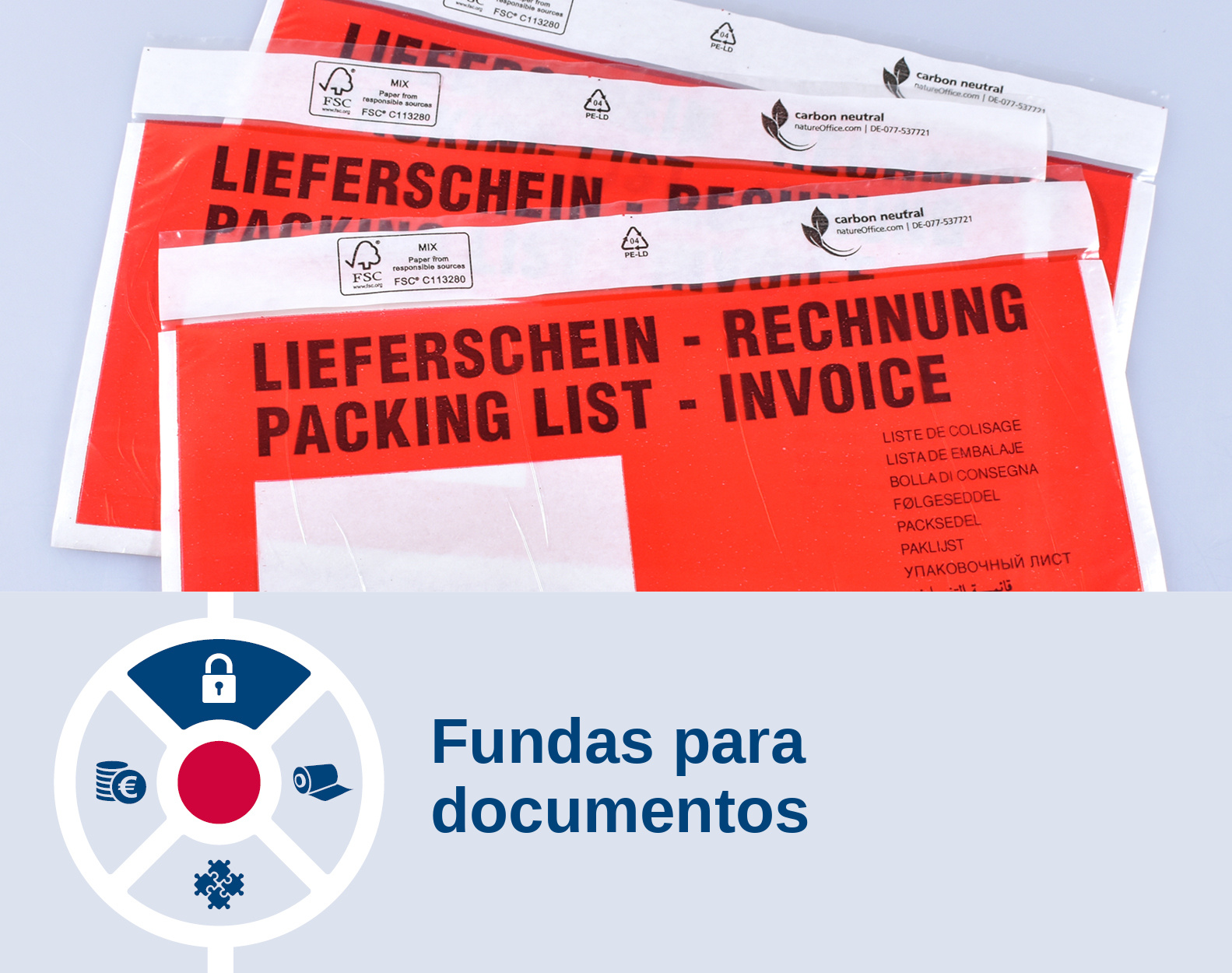 Fundas para documentos